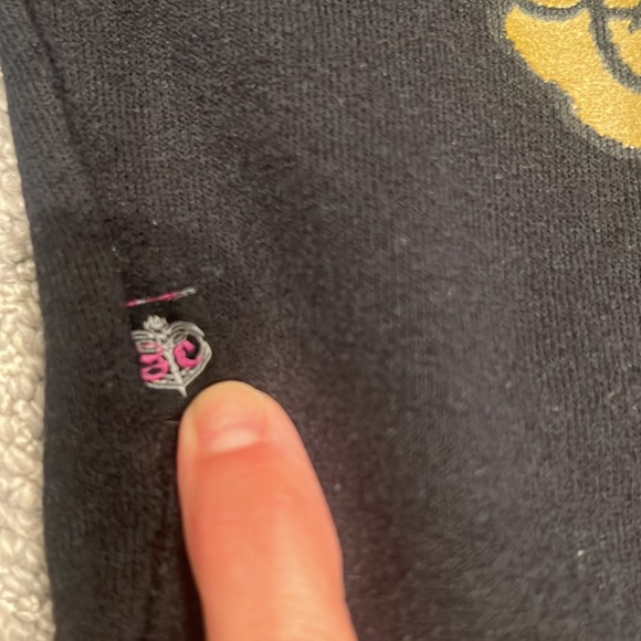 SoCal Y2k mall goth cropped hoodie skull xs rare vintage - Picture 5 of 6